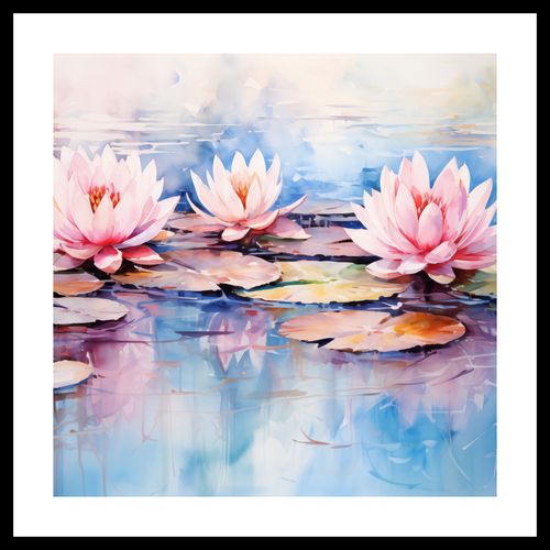 Plakat 50x50cm Spokojne Odbicia na Arena.pl