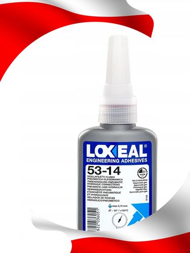 KLEJ USZCZELNIAJĄCY DO GWINTÓW RUROWYCH 3/4" LOXEAL 53-14 BRĄZOWY 50 ml na Arena.pl