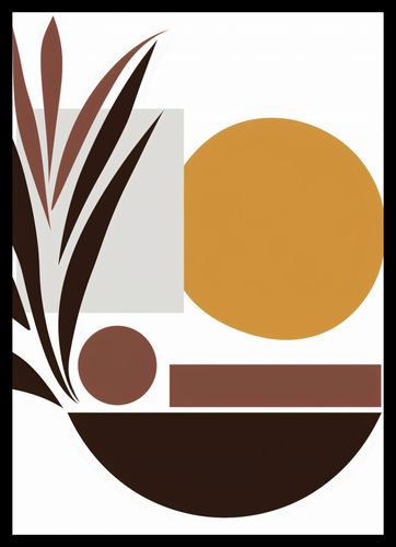 Plakat 64x90cm Stylizacja Roślin na Arena.pl