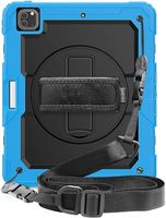 Etui do iPad Pro 4/3 12.9" z Podstawką i Paskiem na Ramię Niebieskie