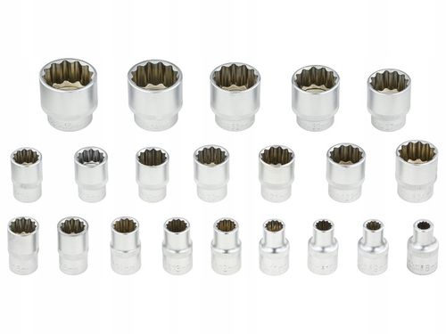 NASADKI SPLINE 12 KĄT ZESTAW NASADEK 1/2 8-36 21EL na Arena.pl