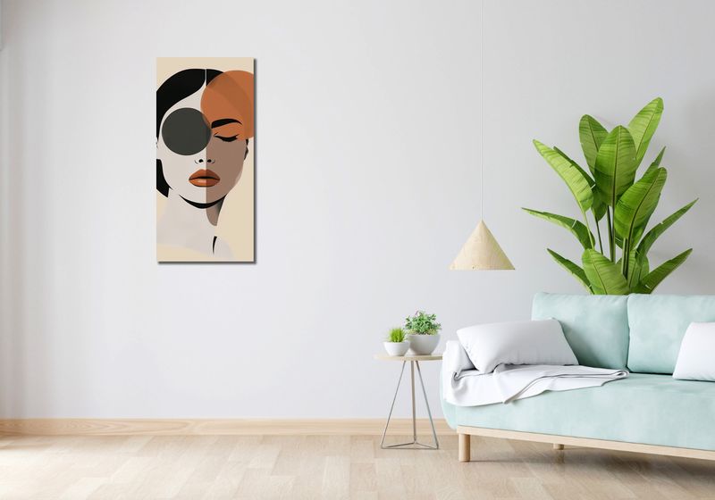 Obraz 40x90cm Dwie Strony Piękna zdjęcie 2
