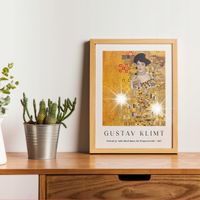 Plakat 84,1x59,4 A1 Gustav Klimt portret kobiety reprodukcja BOHO 20 WZORÓW