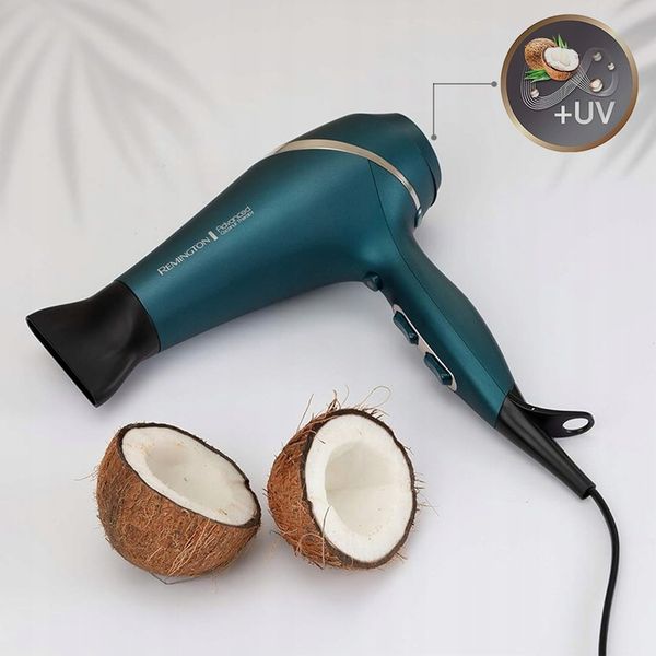 SUSZARKA DO WŁOSÓW REMINGTON Z DYFUZOREM JONIZACJA SENSOR Silnik AC-130km/h zdjęcie 13