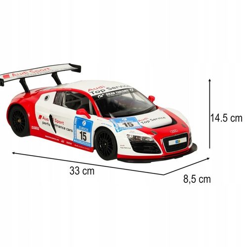 AUTO ZDALNIE STEROWANE AUDI R8 LMS PERFORMANCE WYŚCIGOWY 1:14 NA PILOTA R/C na Arena.pl