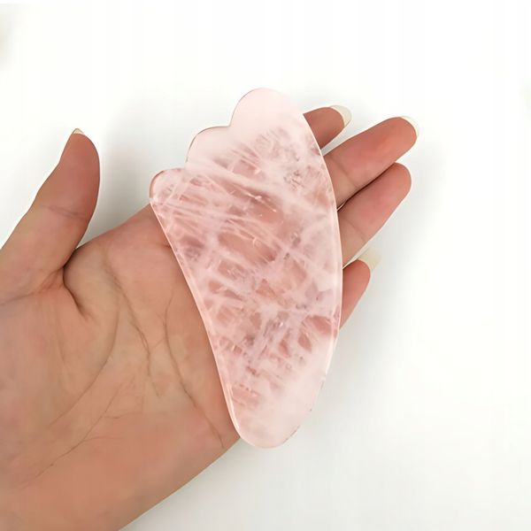 ROLLER WAŁEK KWARCOWY DO TWARZY + KAMIEŃ GUA SHA DO MASAŻU TWARZY I CIAŁA zdjęcie 8