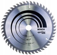 Piła tarczowa Bosch Optiline Wood 190x2,6 mm