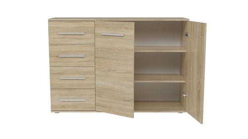 KOMODA TOLEDO 2D4S - DĄB SONOMA na Arena.pl