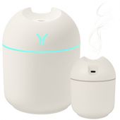 Nawilżacz powietrza dyfuzor zapachowy aromaterapia usb 250ml kremowy