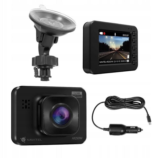 Wideorejestrator Navitel AR250 NV - Auto-Start, G-sensor, tryb parkingowy zdjęcie 1