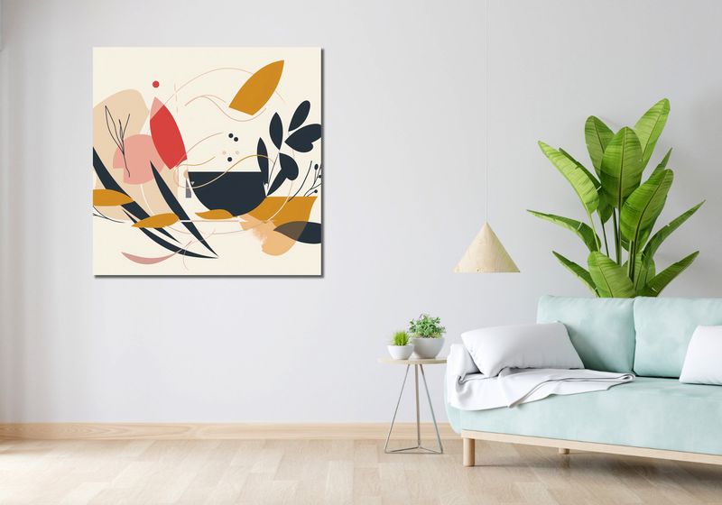 Obraz 100x100cm Porywista Flora zdjęcie 2