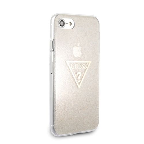 Guess Solid Glitter Triangle - Etui iPhone 8 / 7 (Gold) na Arena.pl