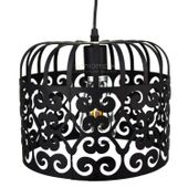 LAMPA wisząca ALESSANDRA 2156 Rabalux metalowa OPRAWA ażurowy zwis vintage czarny