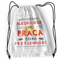 Plecak Dla Alkoholika Sportowy Szkolny Worek Torba Z Nadrukiem Ze Zdjęciem