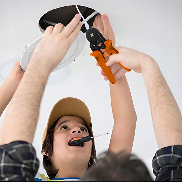 ZACISKARKA KONEKTORÓW KOŃCÓWEK 0,25-10 ŚCIĄGACZ IZOLACJI + 600 szt. TULEJEK zdjęcie 16