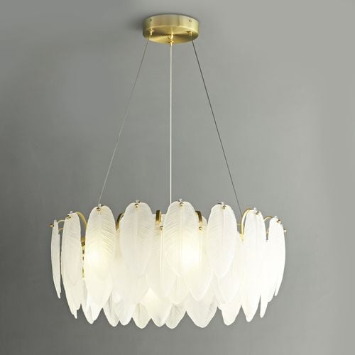 Lampa wisząca PIUMA biała 60 cm na Arena.pl