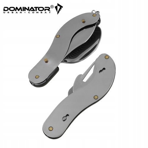 Niezbędnik Turystyczny DOMINATOR sztućce nóż składany łyżka widelec olive na Arena.pl