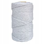 SZNUREK bawełniany szary 5mm 100m