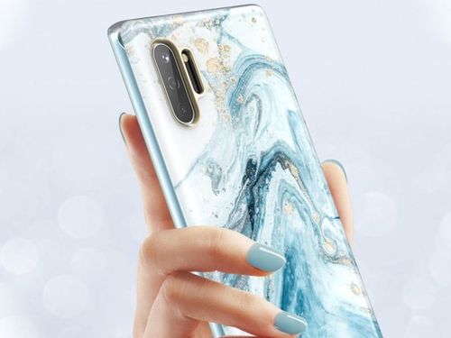 Etui Supcase Cosmo do Samsung Galaxy Note 10 Plus Marble Blue - Niebieski na Arena.pl