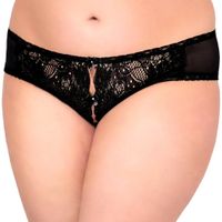 Ozdobne Figi Damskie Otwarte SoftLine Plus Size 2469 XXL