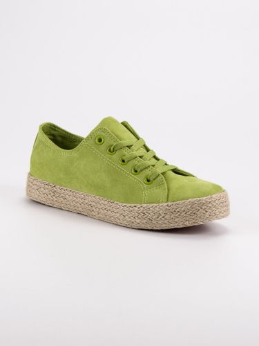 ZIELONE TRAMPKI ESPADRYLE Rozmiar - 40 na Arena.pl