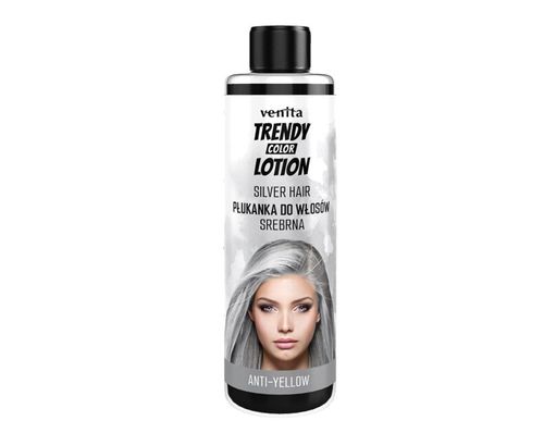 VENITA Trendy Color Lotion Płukanka do włosów anti-yellow - Srebrna 200ml na Arena.pl