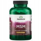 SWANSON MSM TruFlex 1500mg 120tabl Siarka Organiczna Kości Stawyy