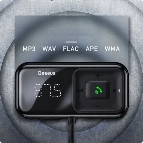 BASEUS TRANSMITER FM BLUETOOTH ŁADOWARKA SAMOCHODOWA 2x USB AUX SD 2.1A na Arena.pl