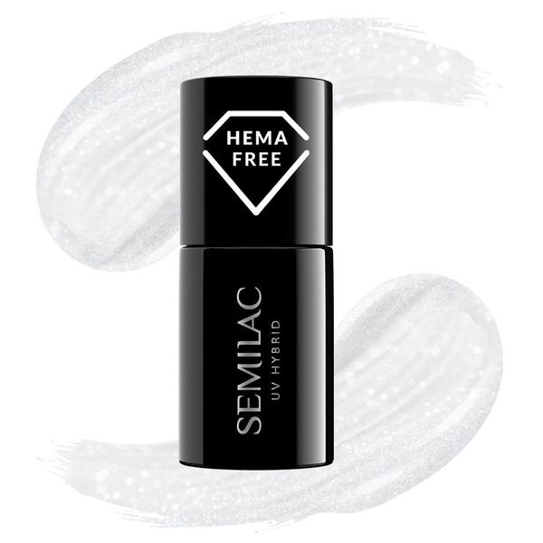 SEMILAC Lakier hybrydowy 237 White Pearl 7ml zdjęcie 1