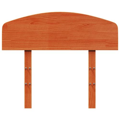 Wezgłowie do łóżka, woskowy brąz, 100 cm, lite drewno sosnowe na Arena.pl