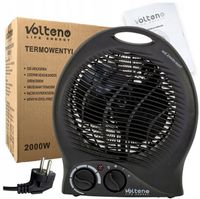 TERMOWENTYLATOR Z TERMOSTATEM 2000W FARELKA GRZEJNIK ELEKTRYCZNY