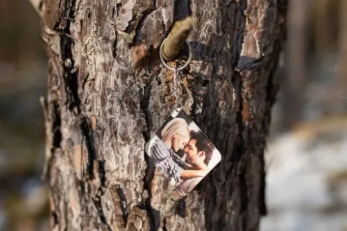 Breloczek do Kluczy Twoje Zdjęcie Zawieszka Imię na Arena.pl