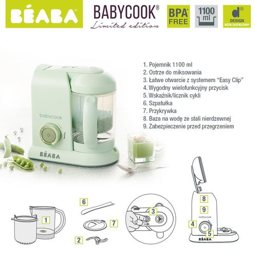 Beaba Babycook® Kolekcja MACARON Mint Green na Arena.pl