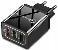 co2 szybka ładowarka sieciowa 3x usb do samsung telefonu quick charge