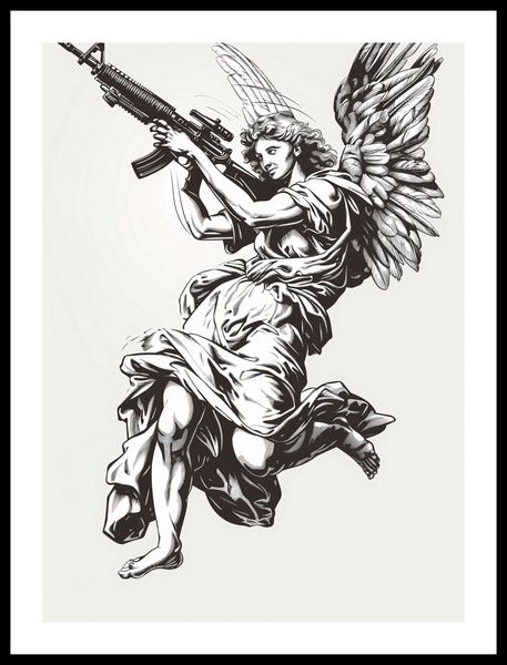 Plakat 40x55cm Anioł Wojny zdjęcie 3