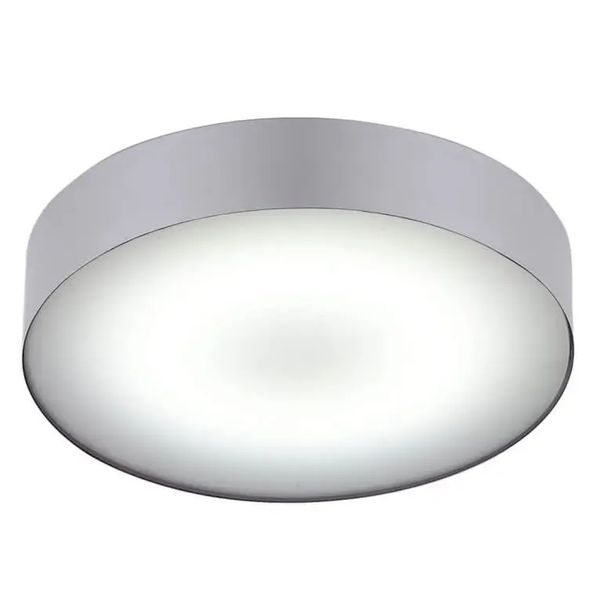 Srebrna lampa sufitowa Arena do sypialni LED 18W 4000K nad łóżko zdjęcie 1