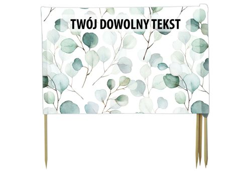 PARAWAN PLAŻOWY Akwarelowe listki z indywidualnym  napisem 5 PANELI 4.5 na Arena.pl