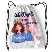 Plecak Sportowy Szkolny Dla Weroniki Córki Dziecka Z Nadrukiem Ze Zdjęciem