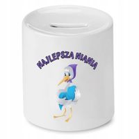 Dla Niani Opiekunki Prezent Skarbonka Najlepsza Z Nadrukiem Ze Zdjęciem