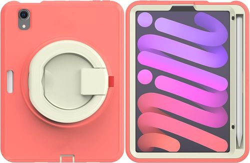 Etui do iPad Mini 6 8.3" z Podstawką i Paskiem na Ramię Różowe na Arena.pl