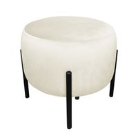 Pufa OLA LOFT ławka podnóżek metal MG50