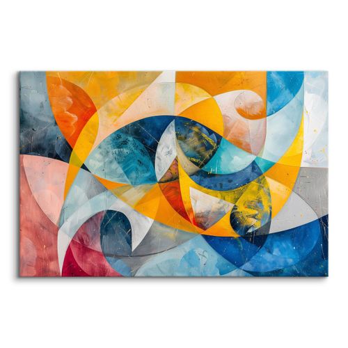 Obraz Do Sypialni Salonu Akwarele Kolorowa Abstrakcja Boho 30cm x 20cm na Arena.pl