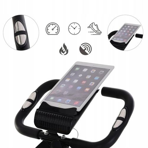 Rower Treningowy X-Bike Składany Stacjonarny LCD Czarny na Arena.pl