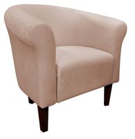 Fotel Milo Mikrofaza 2 beż nogi 20 venge