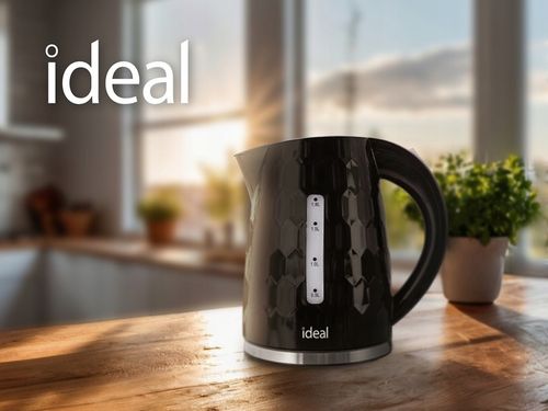 CZAJNIK ELEKTRYCZNY BEZPRZEWODOWY ELDOM CICHY ENERGOOSZCZĘDNY Czarny 1,8L na Arena.pl