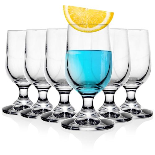 6x Kieliszki do Wódki Kieliszek do Shotów na Nóżce Stopce Zestaw 20 ml na Arena.pl