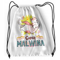 Plecak Sportowy Szkolny Dla Malwiny Córki Dziecka Z Nadrukiem Ze Zdjęciem