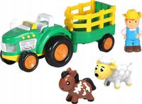 TRAKTOR Z FARMEREM I ZWIERZĘTAMI ZE ŚWIATŁEM I DŹWIĘKIEM