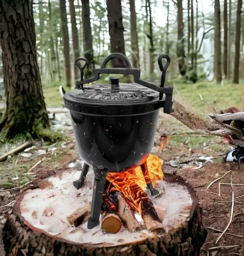 Kociołek żeliwny EMALIOWANY Meyerhoff MARMUREK 10l zdjęcie 10