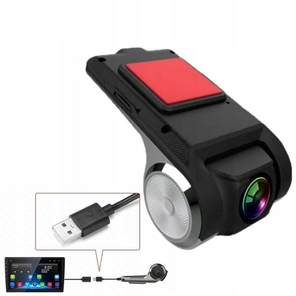 KAMERA SAMOCHODOWA REJESTRATOR JAZDY REGULOWANA ANDROID DVR JAKOŚĆ HD zdjęcie 3